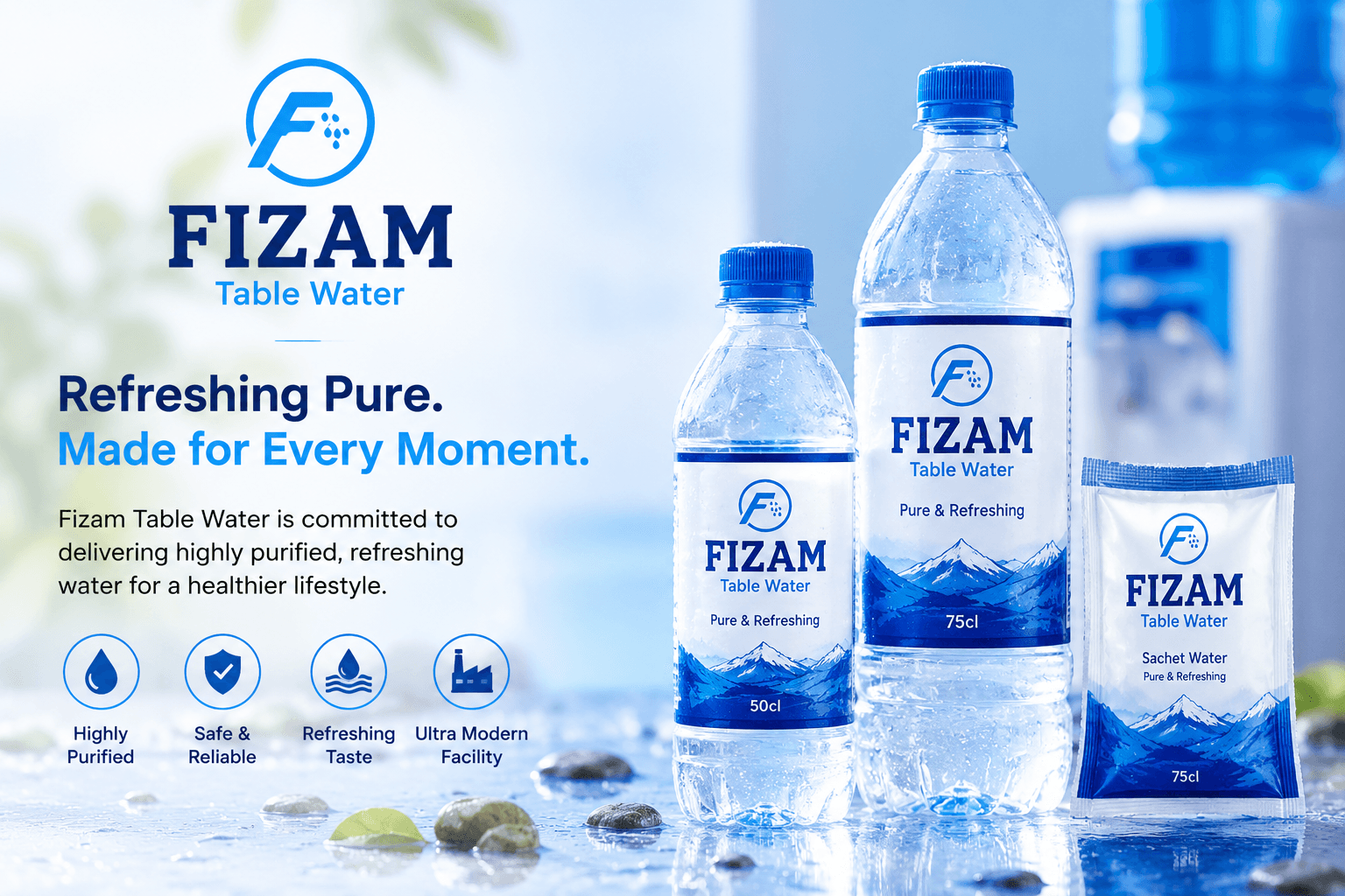 Fizam Table Water Products